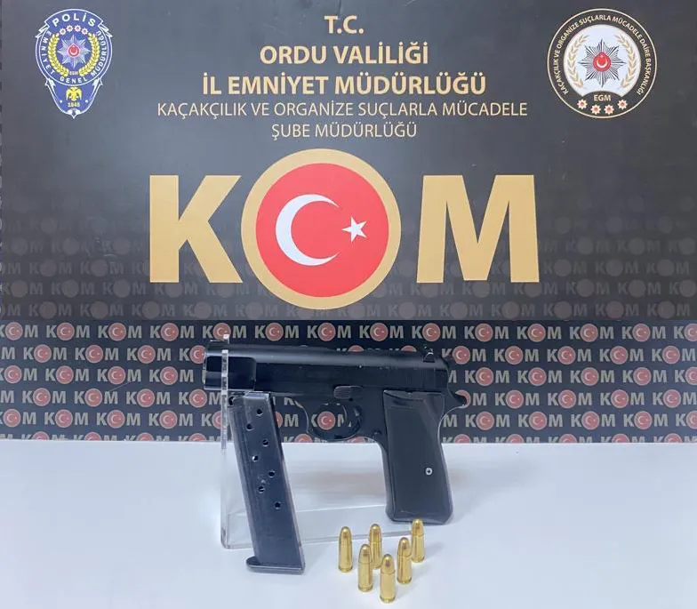 6 ADET FİŞEK ELE GEÇİRİLDİ