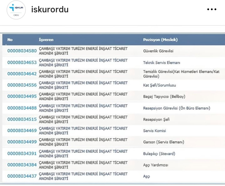 İŞÇİ ARANIYOR! İŞKUR YAYINLADI! 