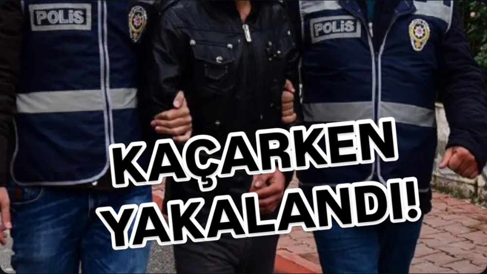 ARANAN ŞAHIS ELİNDE BAVUL İLE KAÇARKEN YAKALANDI! 