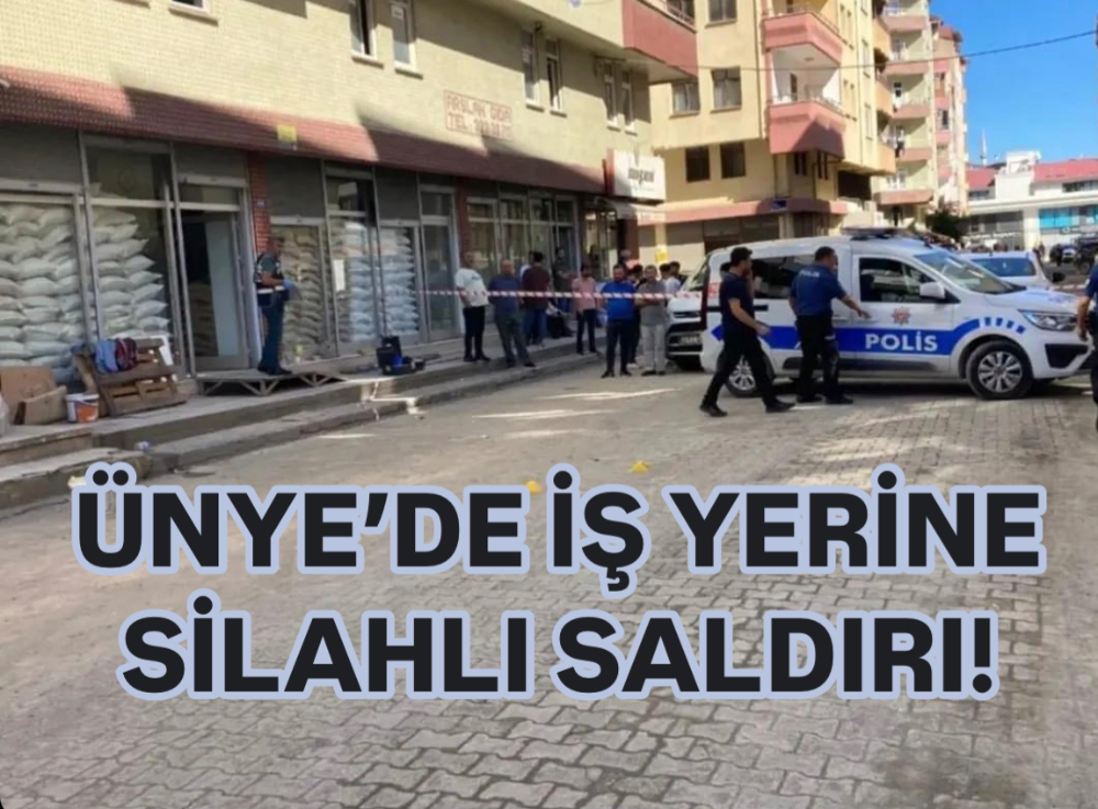 İŞ YERİNE SİLAHLI SALDIRI! 