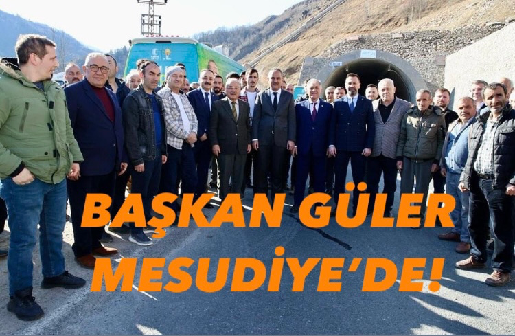 BAŞKAN GÜLER’E MESUDİYE’DE YOĞUN İLGİ!