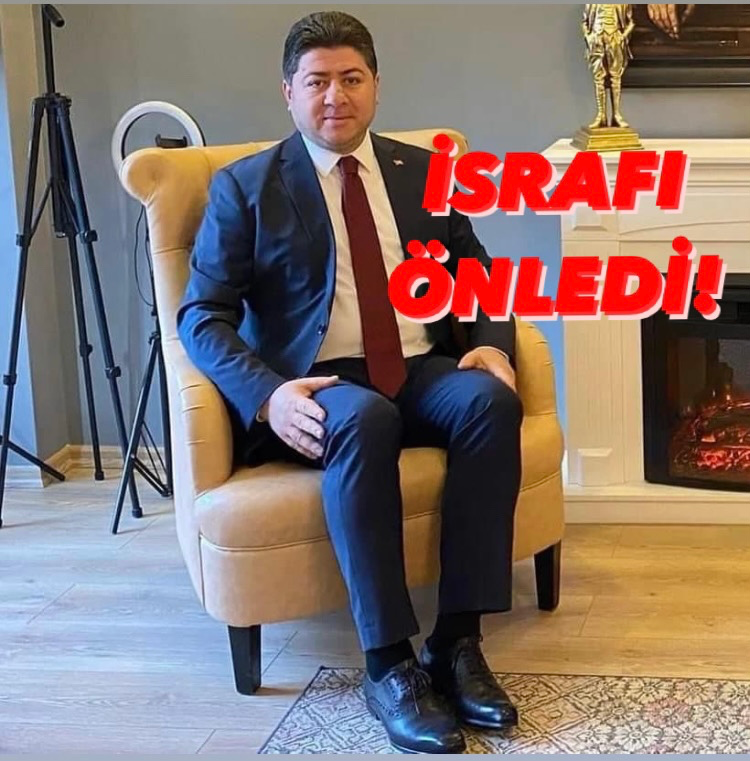 İSRAFI ÖNLEDİ!