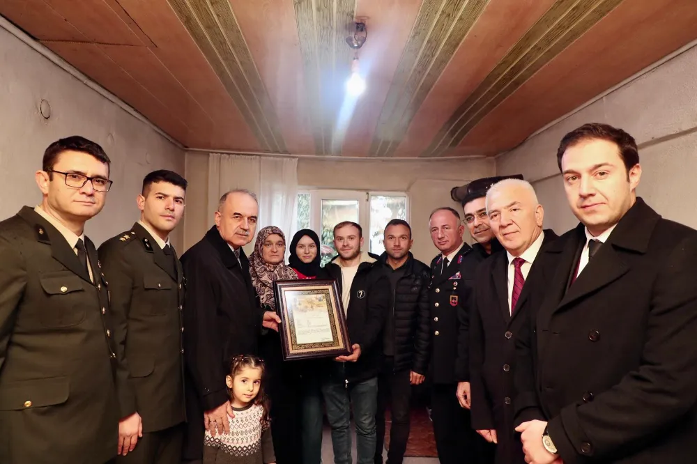 ŞEHADET BELGESİ VERİLDİ