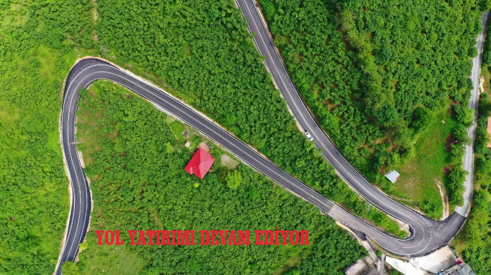 YOL YATIRIMI DEVAM EDİYOR 