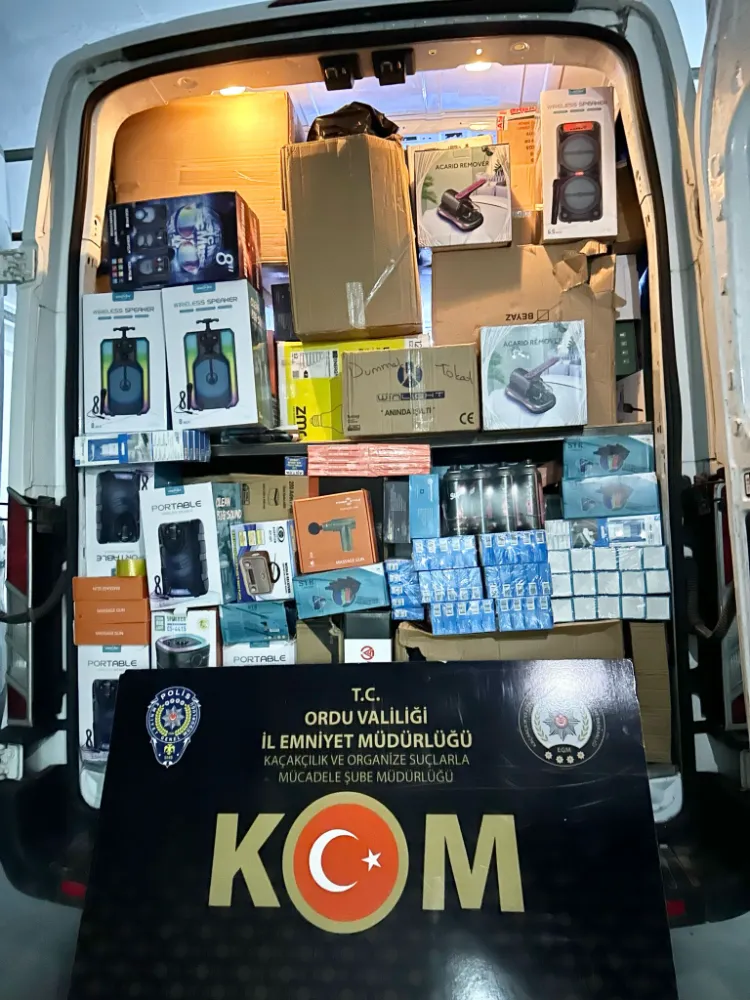 470 ADET KAÇAK EMTİA ELE GEÇİRİLDİ